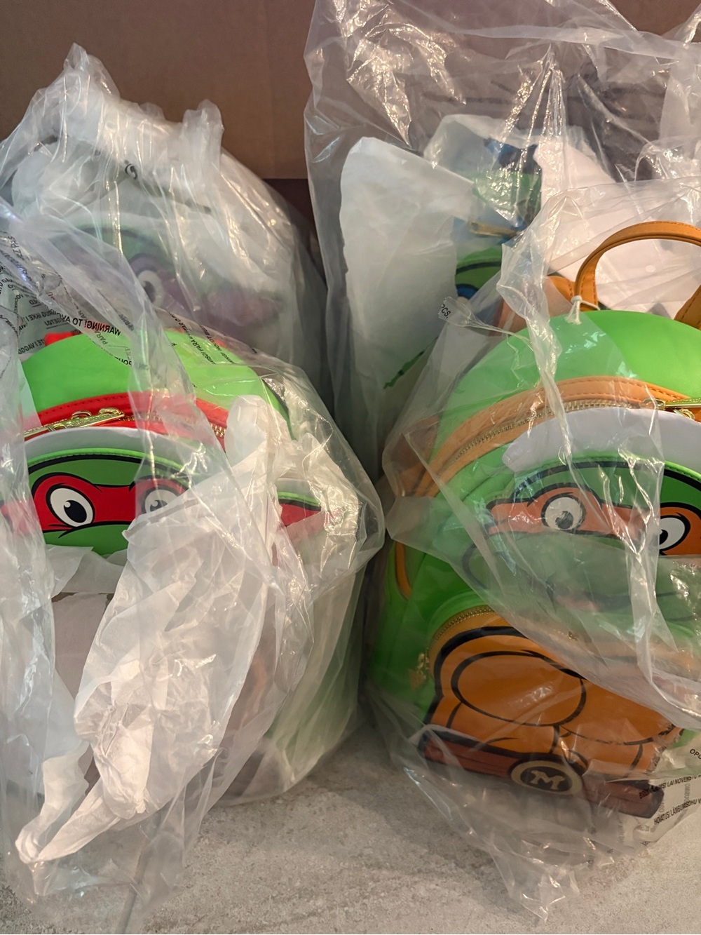 Loungefly Teenage Mutant Ninja Turtles collection! All 4 - Picture 3 of 13